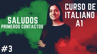 Saludos y primeros contactos en italiano [upl. by Trah]