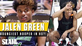 Jalen Green BOUNCIEST High School Hooper 🦄🔥 Full Spring Highlights [upl. by Onaivatco]