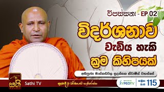 විපස්සනා  EP 02  Mankadawala Sudassana Thero  16 12 2023  Sathi TV  Vipassana  Wipassana [upl. by Nitniuq758]