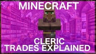 Minecraft Cleric Trades Explained in 1144 [upl. by Nyloc489]