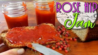 ROSE HIP JAM RECIPE 2 Methods No Sugar or Traditional [upl. by Eustatius608]