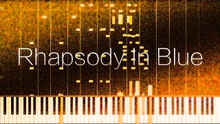 Gershwin Rhapsody In Blue piano solo [upl. by Aeret]