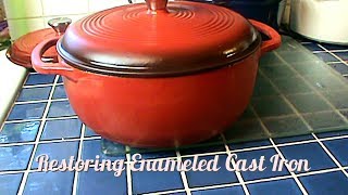 Restoring Enameled Cast Iron [upl. by Cal]