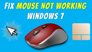 Mouse not working windows 7 [upl. by Wilfrid]