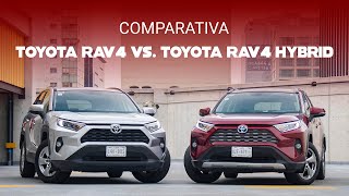 Toyota RAV4 Hybrid vs Toyota RAV4 Limited Así de mucho puedes ahorrar con un SUV híbrido [upl. by Becht]