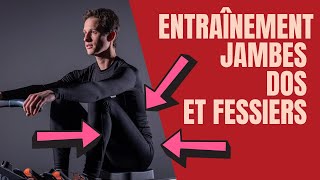 Entraînement JAMBES DOS et FESSIERS sur RAMEUR [upl. by Kaiser]