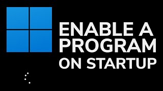 How to Run a Program on Startup in Windows 11 [upl. by Anuaf]