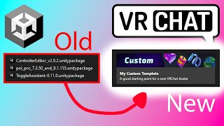 VRChat Unity  New Template System And How To Create One VCC [upl. by Painter]