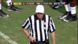 TJ Yeldon Throat Slash  Unsportsmanlike Conduct Penalty [upl. by Nadine880]