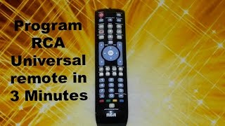 How to program your tv with rca universal remote [upl. by Kevyn]