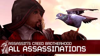 Assassins Creed Brotherhood  All Assassination Contracts Walkthrough Pigeon Coop [upl. by Enimzzaj]