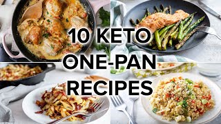 10 Keto OnePan Recipes with Easy Cleanup [upl. by Edualc]