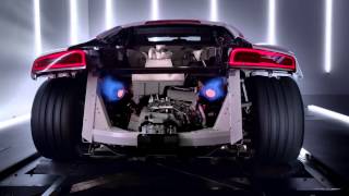 Audi R8 V10  Engine Acceleration Dyno 2014 [upl. by Eyllom]