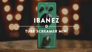 Ibanez Tube Screamer Mini  Reverb Demo Video [upl. by Ecar]