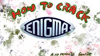 How to crack the Enigma cipher [upl. by Oterol]