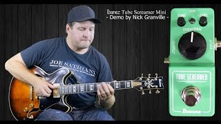 Ibanez Mini TubeScreamer Mini TS Demo  Review [upl. by Almeda]