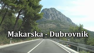 Makarska  Dubrovnik Jadranska Magistrala  4K [upl. by Leo]