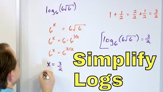 16  Simplify Logarithms  Part 1 Log Bases Calculate Logarithms amp More [upl. by Carline900]