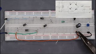 Fullwave bridge rectifier circuit Power Supply [upl. by Anirtek455]