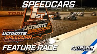 Speedcars  GSA Ultimate Speedcar Championship  Toowoomba  2nd Nov 2024  ClayPerView [upl. by Klimesh]