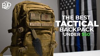 The Best Tactical Backpack Under 50 on Amazon Unboxing amp Review 2021 [upl. by Karrah633]