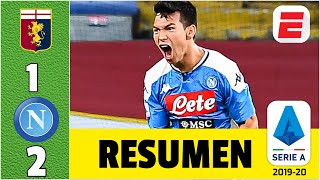 GOL del Chucky Lozano le da la victoria al equipo de Gattuso  Genoa vs Napoli RESUMEN Serie A [upl. by Sherris]