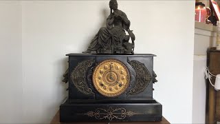 Vintage Ansonia mantle clock [upl. by Aleakim741]