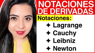 NOTACIONES para DERIVAR LAGRANGE CAUCHY LEIBNIZ y NEWTON [upl. by Anaerda206]