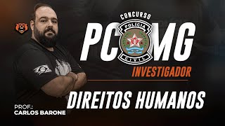 Concurso PCMG Investigador  Direitos Humanos [upl. by Ahsyla]