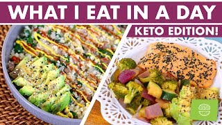 What I Eat in a Day KETO and Intermittent Fasting  ANNOUNCEMENT [upl. by Anigal]