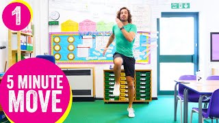 5 Minute Move  Kids Workout 1  The Body Coach TV [upl. by Ettevroc]