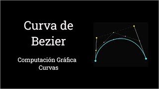 Curvas de Bezier BezierCasteljau [upl. by Dnivra]