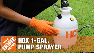 HDX 1Gal Pump Sprayer  The Home Depot [upl. by Sherm34]