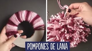 Como hacer pompones FACIL [upl. by Wei]