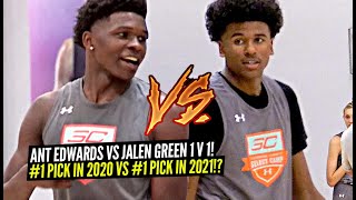 Jalen Green vs Anthony Edwards 1v1 King Of The Court Potential 1 Pick in 2020 vs 1 Pick in 2021 [upl. by Sabrina]