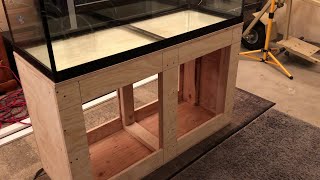 75 GALLON STAND BUILD PART 1 [upl. by Byron908]