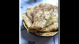 Galettes marocaine farcies ou msemen farcis [upl. by Ilahtan797]