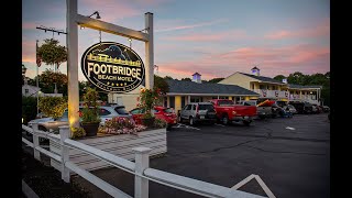 Footbridge Beach Motel Flyover  Ogunquit Maine [upl. by Sclater]