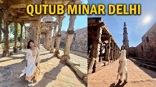 Qutub Minar Delhi Inside 😍  Delhi Tour [upl. by Oswald]