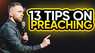 13 Tips To More Effective Preaching [upl. by Attiuqehs]