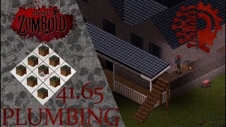 PLUMBING A SINK amp RAIN COLLECTOR  PROJECT ZOMBOID [upl. by Fidelas]