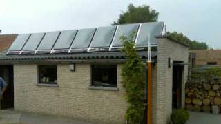 Dutchboiler zonnecollector zonneboiler met zonvolgsysteem [upl. by Betti]