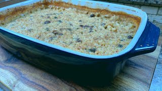 How To Make Baked Rice Pudding [upl. by Ecydnac3]