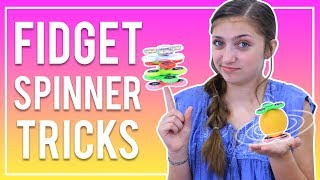 EASY FIDGET SPINNER TRICKS FOR BEGINNERS  Kamri Noel [upl. by Ettennan]