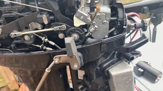 Mercury 25 HP EH Pull to Prime Choke Explanation [upl. by Kevin]