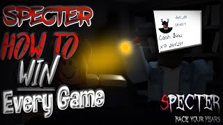 How To Win Every Time In Specter Roblox [upl. by Koren]