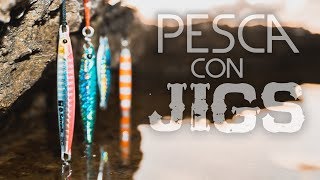 Cómo PESCAR con JIGS a SPINNING desde costa [upl. by Tiphany]