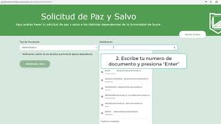 Solicitar Paz y Salvo  Universidad de Sucre [upl. by Alton]