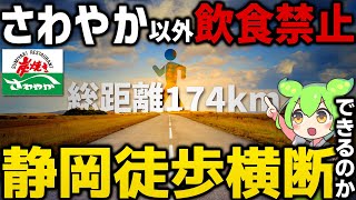 【猛暑】さわやか以外飲食禁止で静岡徒歩横断した結果【ずんだもん】 [upl. by Pembrook]