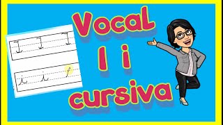 Cómo ESCRIBIR ✅ la vocal I MAYUSCULA y MINUSCULA ✍ Cursiva [upl. by Scarrow815]